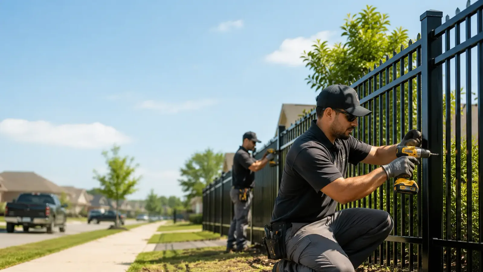 Metal Fence Installation in Melbourne, AR